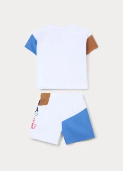 Jogging set Disney in jersey di puro cotone bimbo