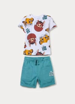 Jogging set Disney in jersey di puro cotone bimbo