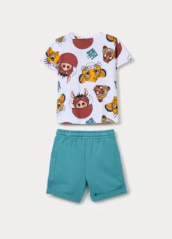 Jogging set Disney in jersey di puro cotone bimbo