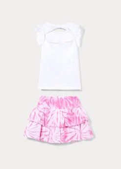 Jogging set Disney in jersey di cotone stretch bambina