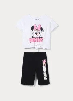 Jogging set Disney in jersey di cotone stretch bambina