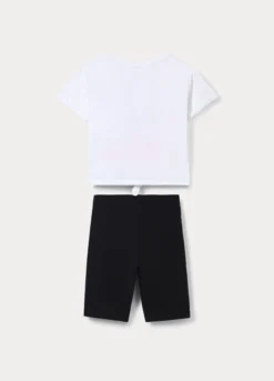 Jogging set Disney in jersey di cotone stretch bambina