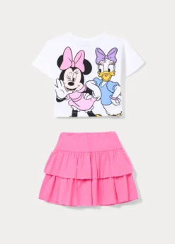 Jogging set Disney in jersey di cotone stretch bambina
