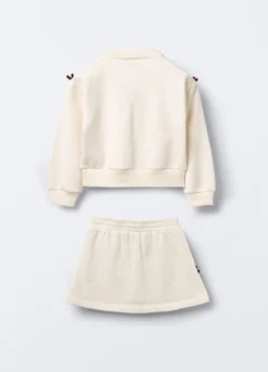 Jogging set Disney in misto cotone garzato bambina