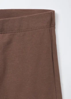 Jogging set in cotone garzato stretch bambina