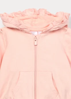 Jogging set in french terry di puro cotone neonata