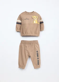 Jogging set in french terry di puro cotone