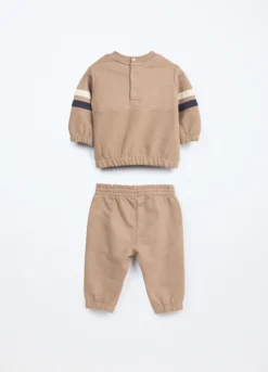 Jogging set in french terry di puro cotone