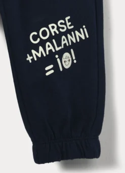 Jogging set in french terry di puro cotone bimbo