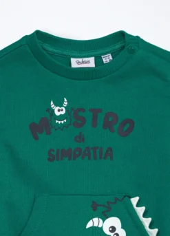 Jogging set in french terry di cotone neonato
