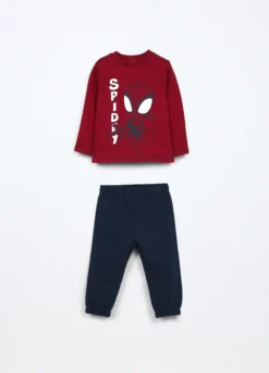 Jogging set in french terry di puro cotone neonato