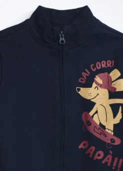 Jogging set in french terry di puro cotone neonato