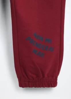 Jogging set in french terry di puro cotone neonato