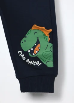 Jogging set in french terry di puro cotone neonato