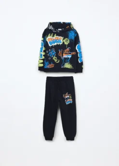 Jogging set in french terry di puro cotone