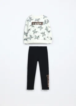 Jogging set in french terry stretch bambina