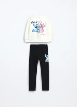 Jogging set in french terry stretch bambina