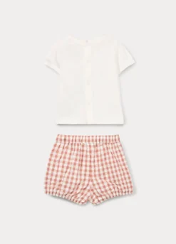 Jogging set in jersey di cotone stretch neonato