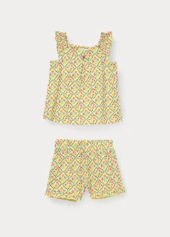 Jogging set in jersey di puro cotone slub