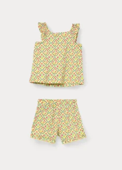Jogging set in jersey di puro cotone slub