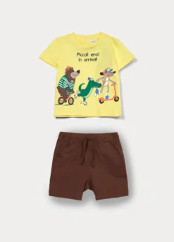 Jogging set in jersey di puro cotone bimbo