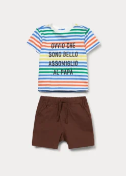 Jogging set in jersey di puro cotone bimbo