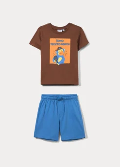 Jogging set in jersey di puro cotone bimbo