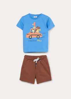 Jogging set in jersey di puro cotone bimbo