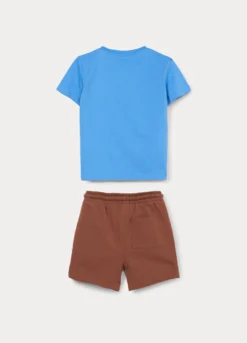 Jogging set in jersey di puro cotone bimbo