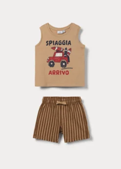 Jogging set in jersey di puro cotone bimbo