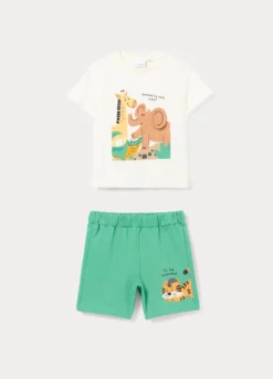 Jogging set in jersey di puro cotone bimbo