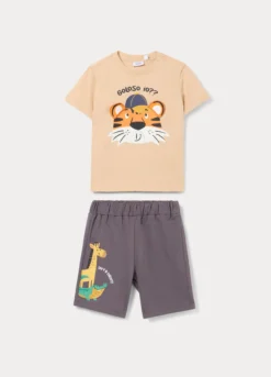 Jogging set in jersey di puro cotone bimbo