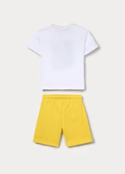 Jogging set in jersey di puro cotone bambino