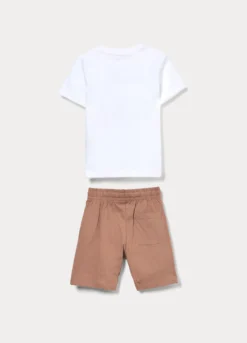 Jogging set in jersey di puro cotone bambino