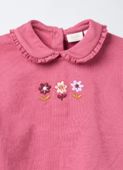 Jogging set in pura felpa di cotone neonata