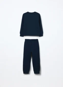 Jogging set in puro cotone fleece bambino
