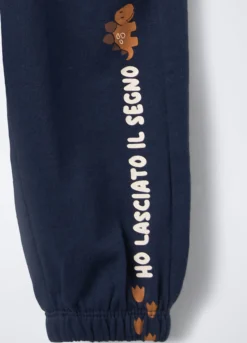 Jogging set in puro cotone garzato bimbo