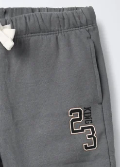 Jogging set in puro cotone garzato bambino