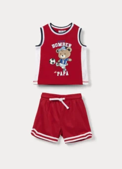Jogging set misto cotone bimbo