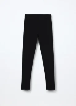Leggings in jersey di cotone stretch ragazza