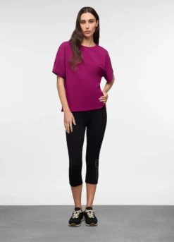 Leggings Capri Fit Skinny in jersey di cotone stretch donna