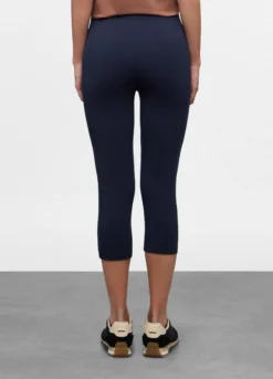 Leggings Capri Fit Skinny in jersey di cotone stretch donna