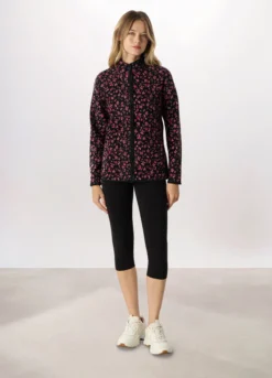 Leggings Capri in jersey di cotone stretch donna Holistic fitness