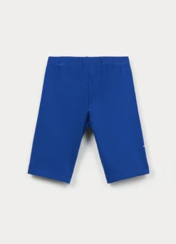 Leggings corti Stitch in jersey di cotone stretch bambina