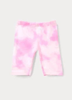 Leggings corti stretch bambina
