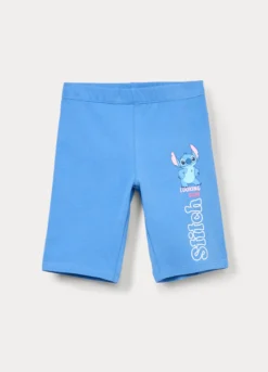 Leggings Disney corti fit slim in jersey di cotone stretch bambina