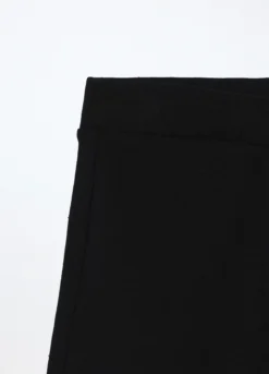 Leggings flare fit in cotone fleece stretch bambina
