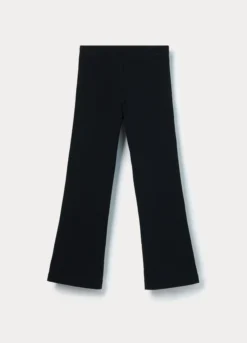 Leggings flare fit in jersey di cotone stretch bambina