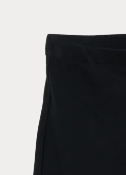 Leggings flare fit in jersey di cotone stretch bambina