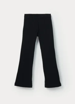 Leggings flare fit in jersey di cotone stretch bambina